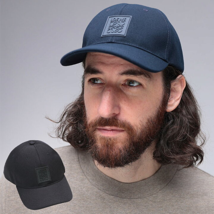 楽天市場】ロエベ LOEWE アナグラムパッチ キャンバスキャップ  