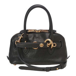 �~���E�~���E MIU MIU �A�o���`���[�� �~�j �i�b�p���U�[ �o�b�O MIU5BP0902BBL �u�����h ���f�B�[�X �o�b�O �� �R���p�N�g ���U�[