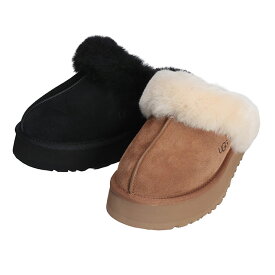 アグ UGG スエード 厚底 スリッポン DISQUETTE UGGL1122550 ブランド レディース シューズ 靴 サンダル スリッパ ムートン フラット