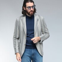 楽天市場】lardini ラルディーニ ストライプジャケットの通販