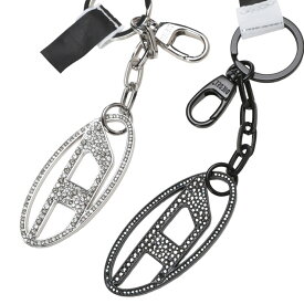 ディーゼル キーリング キーホルダー レディース DIESEL ラインストーン オーバルDロゴ holy-c DSLX09691P5607 ブランド バッグチャーム ギフト