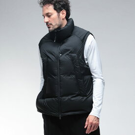 ワイスリー ダウンベスト アウター Y-3 メンズ スタンド フルジップ ダウン バックロゴ Y3JX7281 ブランド シンプル カジュアル 大人