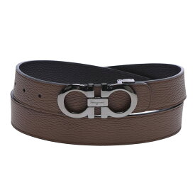 サルヴァトーレフェラガモ ベルト Salvatore Ferragamo メンズ リバーシブル ガンチーニ バックル ベルト ウエストバンド 両面 大きいサイズ 100cm 120cm FG675542705614 ブランド シンプル 大人 ビジネス フォーマル ビジカジ