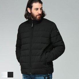 カルバンクライン ブルゾン アウター Calvin Klein メンズ 袖 ロゴ スタンドカラー フルジップ 中綿ブルゾン sorona CKCM355297 ブランド 大人 シンプル