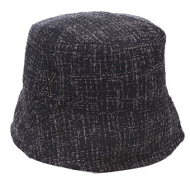 バザール バケットハット 帽子 レディース VARZAR バケハ ツイード調 ロゴ 深型 ハット VARZAR1467 ブランド シンプル プレゼント ギフト 誕生日 韓国
