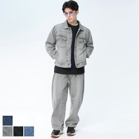 NEOSARTIC (ネオサーティック) 10オンス フラップポケットGジャン＆バレルパンツ セットアップ 225576012R2 メンズ 男性 アウター ブルゾン デニムセット ジージャン セットアップ ジーパン