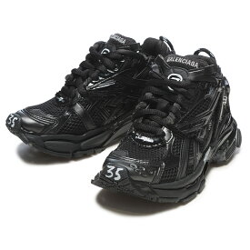 バレンシアガ スニーカー レディース BALENCIAGA ロゴ 厚底 レースアップ スニーカー RUNNER ランナー BCL677402W3RB1 ブランド シューズ 靴 ブラック