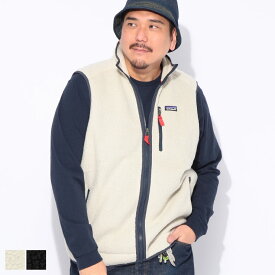 パタゴニア ベスト メンズ 大きいサイズ ボアベスト フルジップ RETRO PILE VEST アウター キングサイズ スタンド もこもこ ボア 秋 冬 1XL 2XL 3XL Patagonia アイボリー 黒