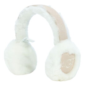 アグ イヤーマフ レディース UGG ロゴ 刺繍 シープスキン ボア イヤーマフ 耳当て Sheepskin EmbroiDery Earmuff UGGL20955 ブランド 小物 ベージュ プレゼント ギフト