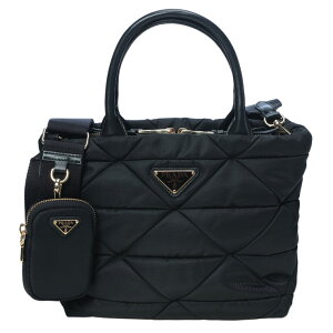 �v���_ �o�b�O ���f�B�[�X PRADA ���S �g���C�A���O�����S 2WAY �X���[�� �p�f�b�g Re-Nylon �g�[�g�o�b�O PRL1BG373VB9O �u�����h �� ���� �v���[���g �M�t�g