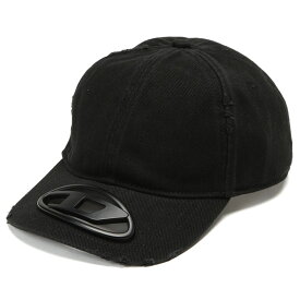 ディーゼル キャップ メンズ DIESEL ロゴ メタルオーバルD プレート付き ベースボール キャップ DSA127090PFAA ブランド 帽子 プレゼント ギフト