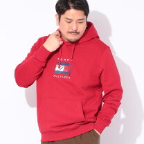楽天市場】パーカー レディース 冬（ブランドトミー・ヒルフィガー Tommy Hilfiger レッド パーカー Lサイズ