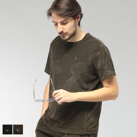 ウノ ピュ ウノ ウグァーレ トレ リラックス 1PIU1UGUALE3 RELAX メンズ Tシャツ 半袖 パイル地 迷彩柄 …