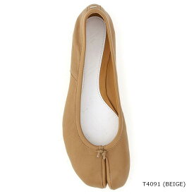 Maison Margiela メゾン マルジェラ Tabi バレリーナ シューズ S58WZ0042 P3753 パンプス TABI タビ 足袋 フラット ローヒール ぺたんこ レディース シューズ 靴 ヴィンテージ レザー 本革 イタリア製【送料無料】【楽天海外通販】【正規品】