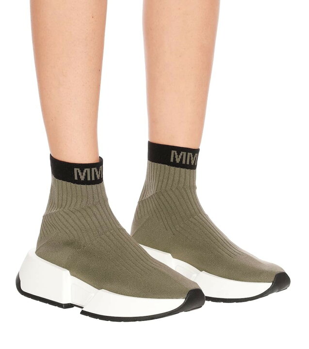 楽天市場】MM6 MAISON MARGIELA｜MM6ロゴソックススニーカー S59WS0093  