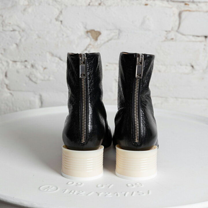楽天市場】MAISON MARGIELA｜MM6 ロゴ ヒール ブーツ S40WU0260 P3754 