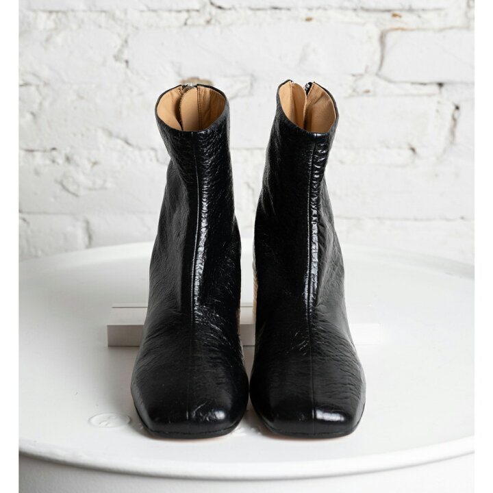 楽天市場】MAISON MARGIELA｜MM6 ロゴ ヒール ブーツ S40WU0260 P3754 