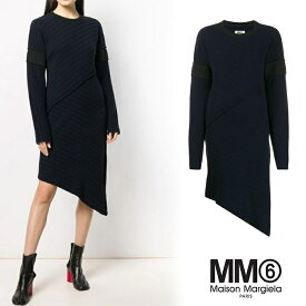 MM6 Maison Margiela｜Stripes Wool Long Sleeves Medium Dresses S32CU0067 S23520 ドレス ワンピース レディースファッション セレブファッション【送料無料】【楽天海外通販】【正規品】