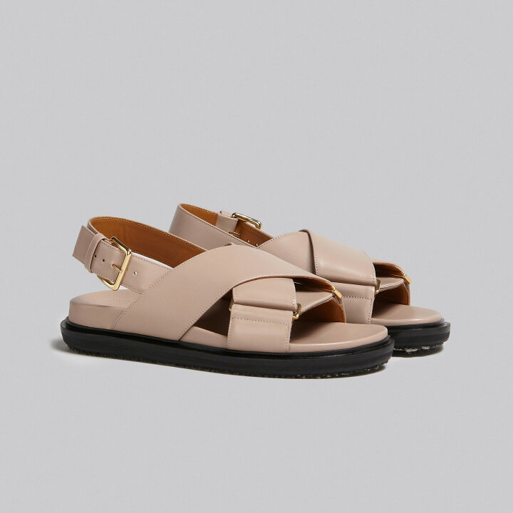 楽天市場】MARNI｜マルニ カーフスキン クロス スタイル サンダル  
