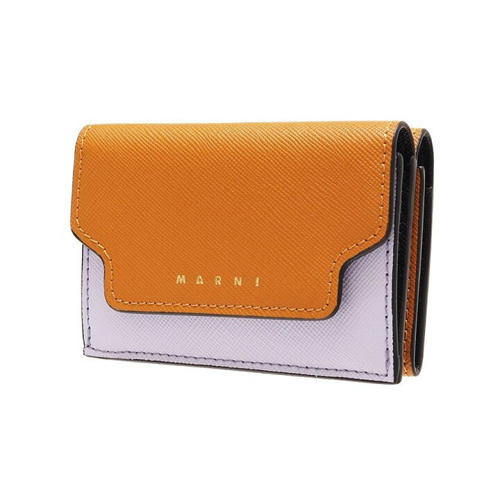 楽天市場】マルニ MARNI サフィアーノ カーフスキン ウォレット 