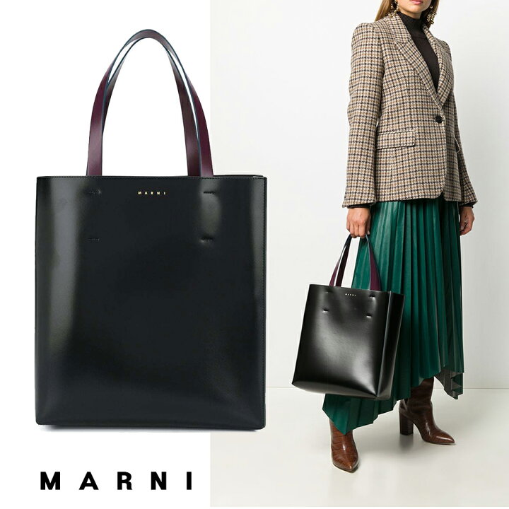 楽天市場】MARNI｜マルニ シャイニー スムース カーフスキン MUSEO  