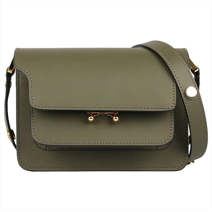楽天市場】マルニ MARNI スムース カーフ レザー バッグ TRUNK ミニ  