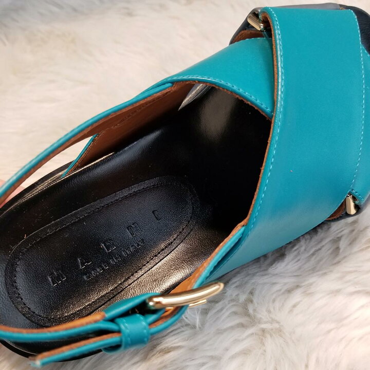 楽天市場】マルニ MARNI カーフスキン フスベット クロススタイル 