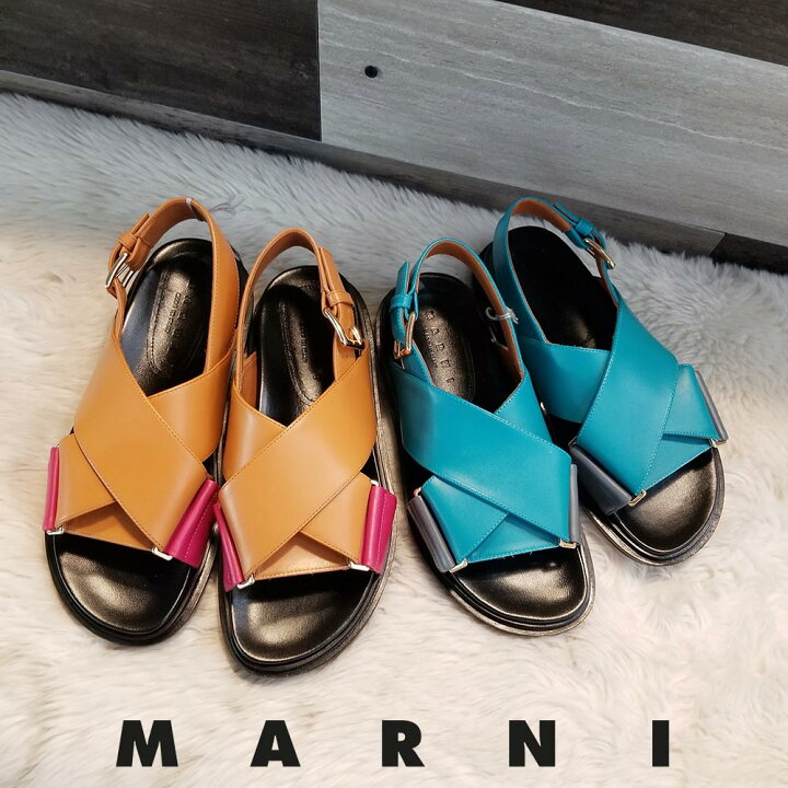 楽天市場】マルニ MARNI カーフスキン フスベット クロススタイル  