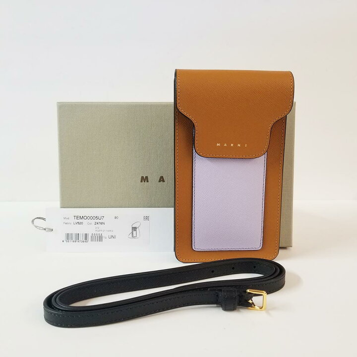 楽天市場】マルニ MARNI ショルダー スマホ ポーチ TEMO0005U7 LV520 