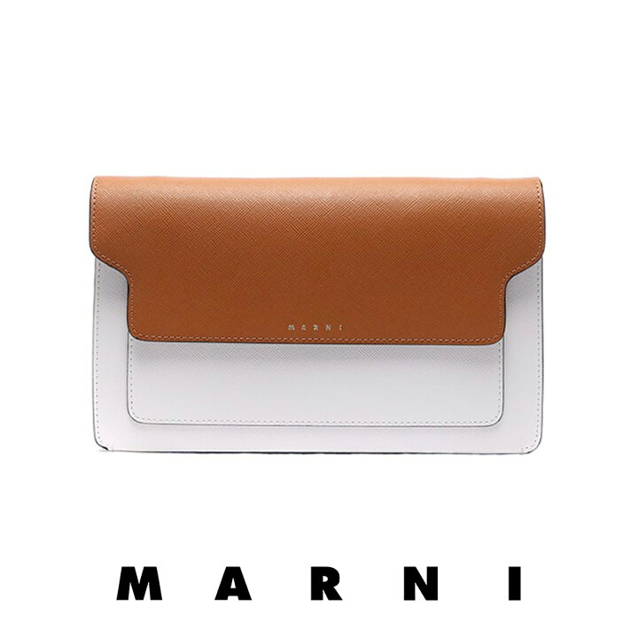 楽天市場】MARNI｜マルニ サフィアーノカーフスキン TRUNK ポシェット  
