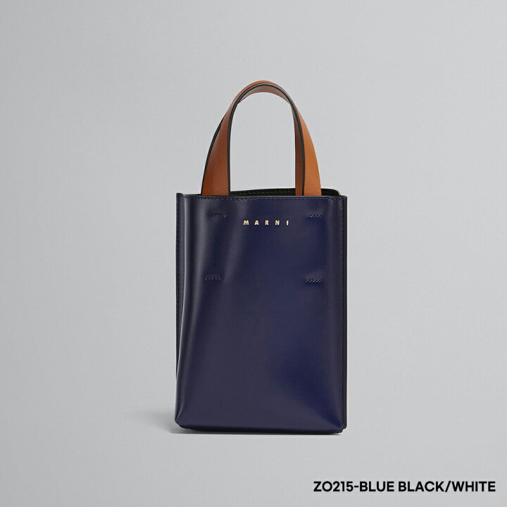 楽天市場】MARNI｜マルニ ポリッシュドレザーMUSEOナノトートバッグ  