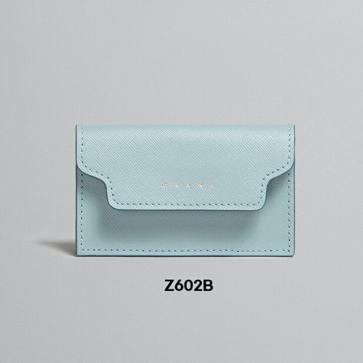 楽天市場】マルニ MARNI サフィアーノ カーフスキン 名刺入れ 