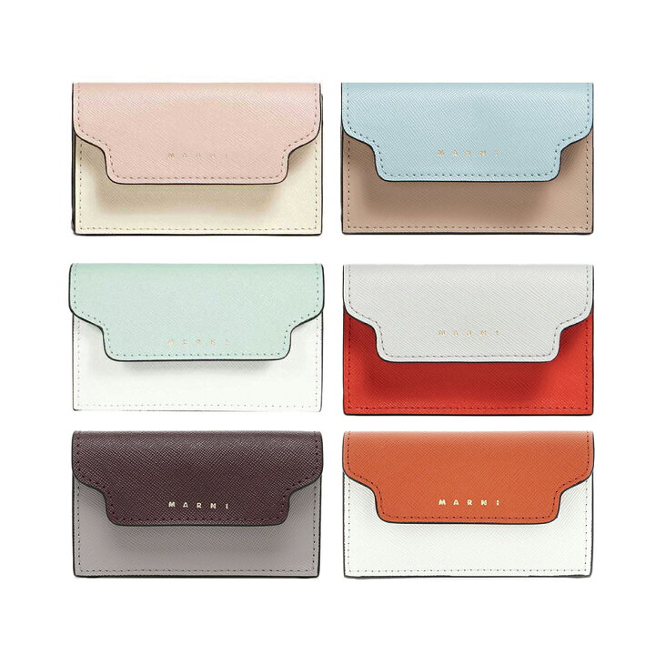 楽天市場】MARNI｜マルニ カーフレザー カードケース 名刺入れ 