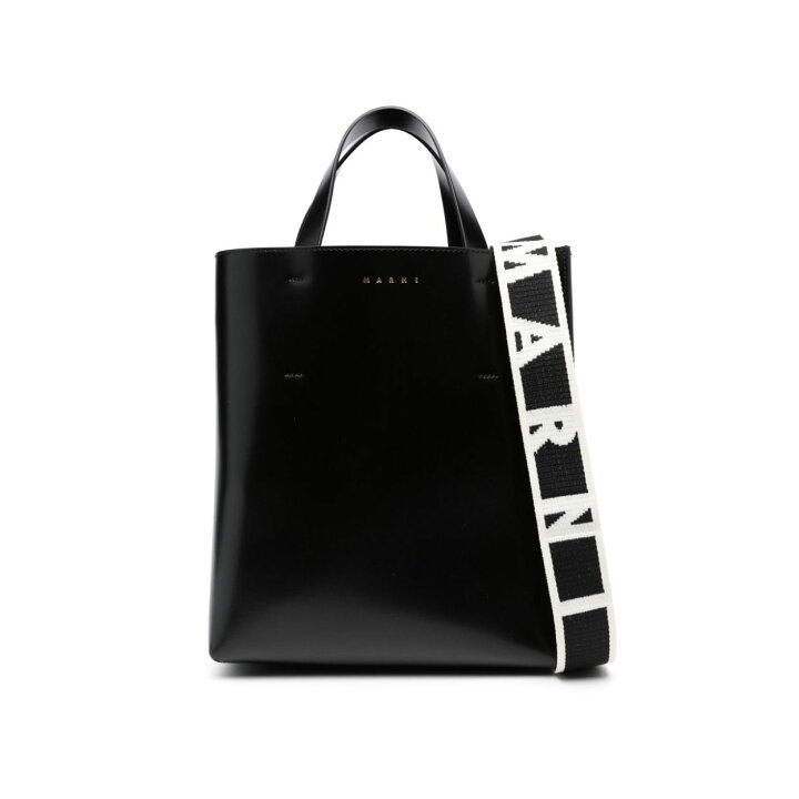 楽天市場】MARNI｜マルニ ロゴ入り ストラップ付 Museo ショルダー付 