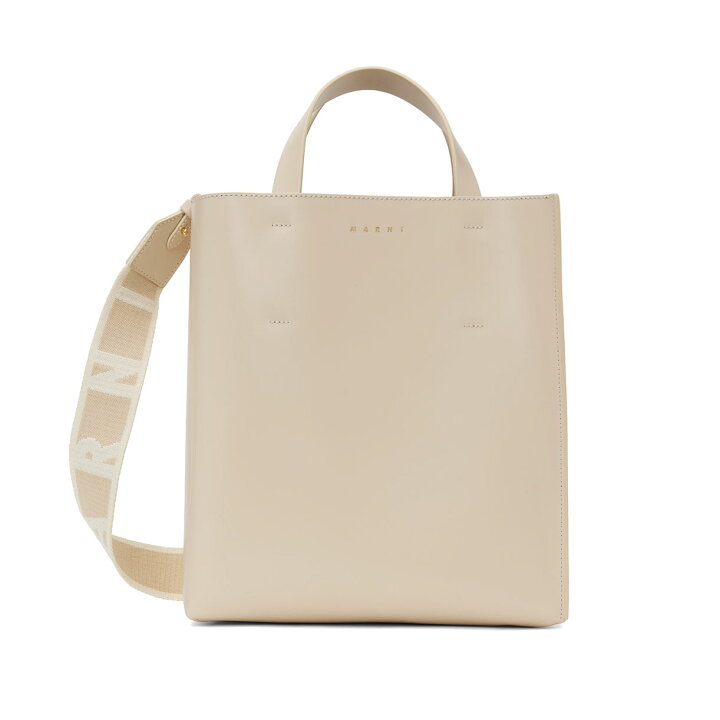 楽天市場】MARNI｜マルニ ロゴ入り ストラップ付 Museo ショルダー付 