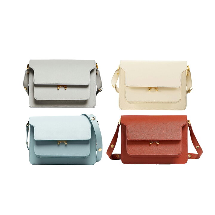 楽天市場】MARNI｜マルニ サフィアーノレザー TRUNK ミディアム  