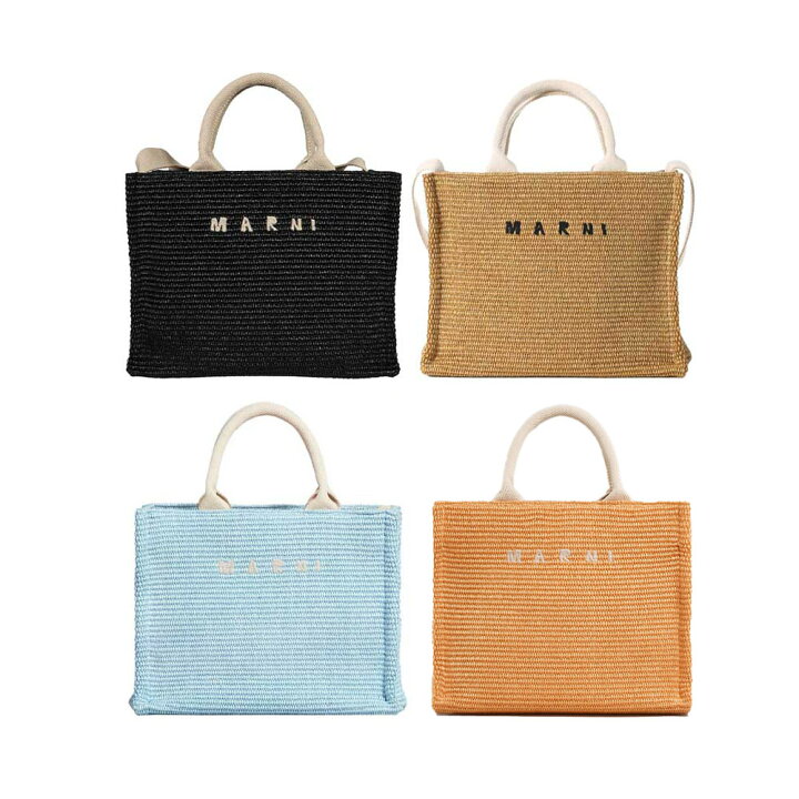 楽天市場】MARNI｜マルニ EAST-WEST スモール トートバッグ  