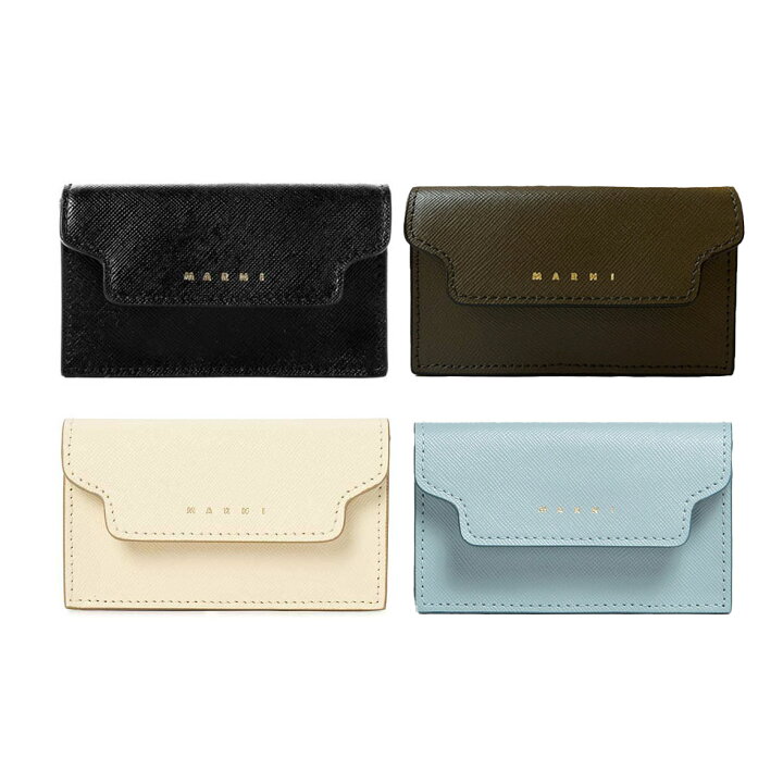楽天市場】マルニ MARNI サフィアーノ カーフスキン 名刺入れ 