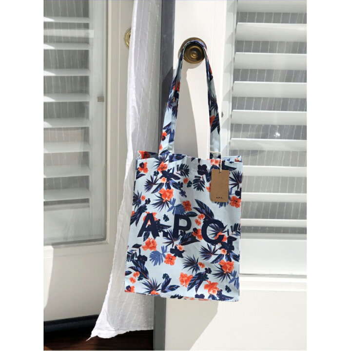 楽天市場】A.P.C｜アーペーセー FLORAL LOU TOTE キャンバス フラワー  