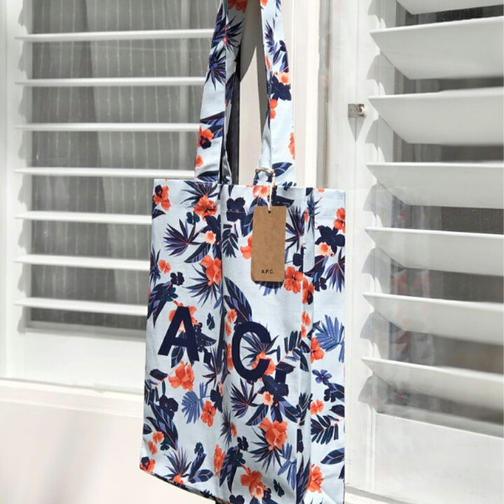 楽天市場】A.P.C｜アーペーセー FLORAL LOU TOTE キャンバス フラワー  