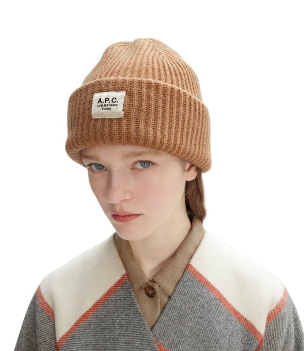 楽天市場】A.P.C｜アーペーセー APC ロゴ入り James ニットキャップ 