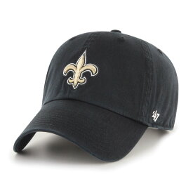 47BRAND｜フォーティーセブン ブランド NEW ORLEANS SAINTS '47 CLEAN UP メンズ レディース キャップ 帽子 F-RGW20GWS-BK【送料無料】【楽天海外通販】【正規品】