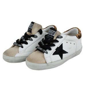 GOLDEN GOOSE�b�S�[���f���O�[�X BIG KIDS �L�b�Y �X�j�[�J�[�X�[�p�[�X�^�[ KID WHITE SUPER-STAR SNEAKERS GYF00101.F001198.80897 �^���C �{�v �C�^���A���y���������z�y�y�V�C�O�ʔ́z�y���K�i�z