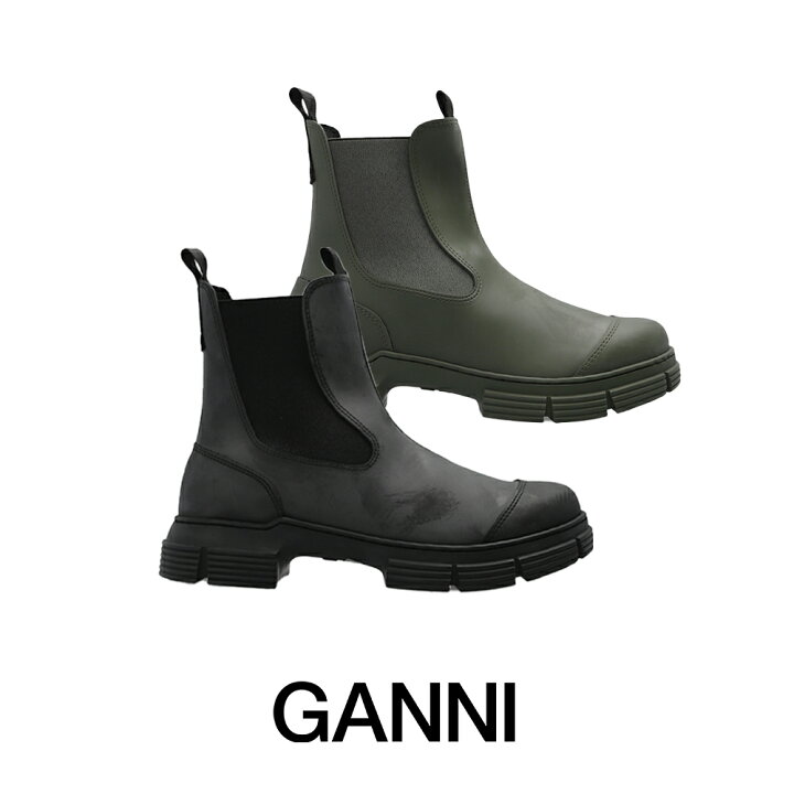 楽天市場】GANNI｜ガニー SHORT RAIN BOOTS アンクル ブーツ S1912 新 
