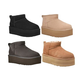UGG｜アグ レディース Classic Ultra Mini Platform プラットフォーム ブーツ 厚底 1135092 冬 防寒 暖かい 靴 誕生日プレゼント ギフト【送料無料】【関税なし】【楽天海外通販】【正規品】