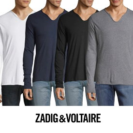 ZADIG & VOLTAIRE｜ザディグ エ ヴォルテール MONAS メンズ 長袖Tシャツ SETS7410H メンズファッション【送料無料】【楽天海外通販】【正規品】