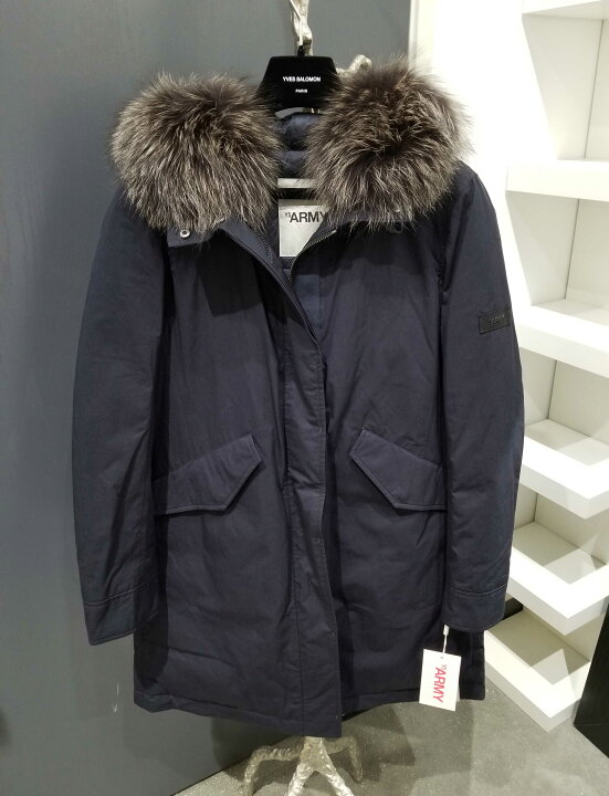 楽天市場】YVES SALOMON｜イヴサロモン ARMY BACHETTE CLASSIC PARKA 