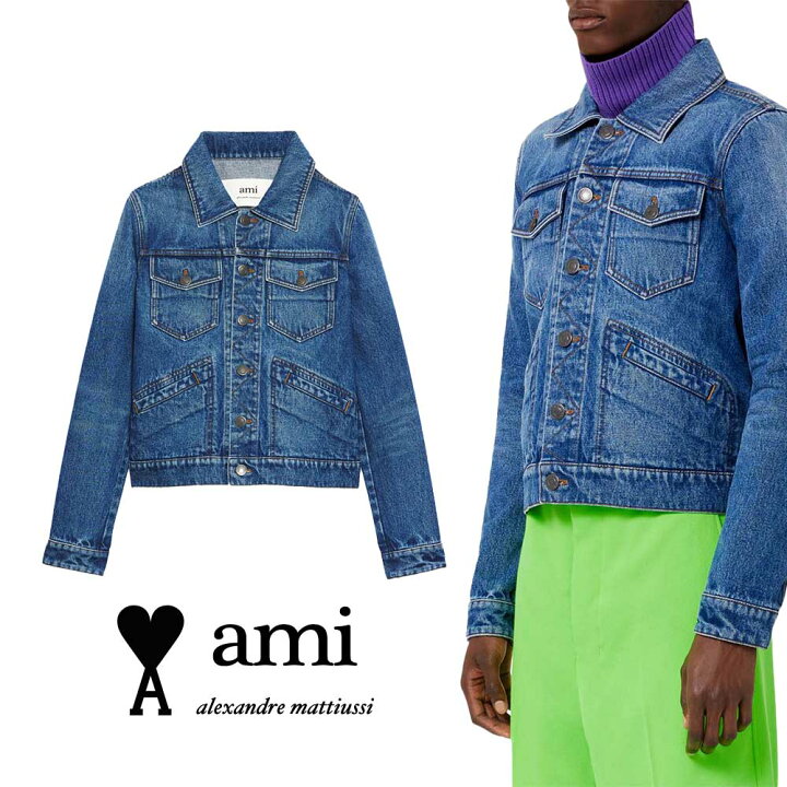 楽天市場】AMI PARIS｜アミパリス ステッチ ディテール デニム 