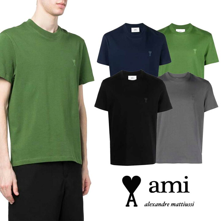 楽天市場】AMI PARIS｜アミパリ ハート ロゴ入り オーガニックコットン 