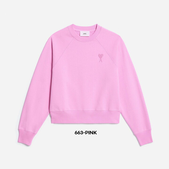 楽天市場】AMI PARIS｜アミパリハート ロゴ入り スウェットシャツ 